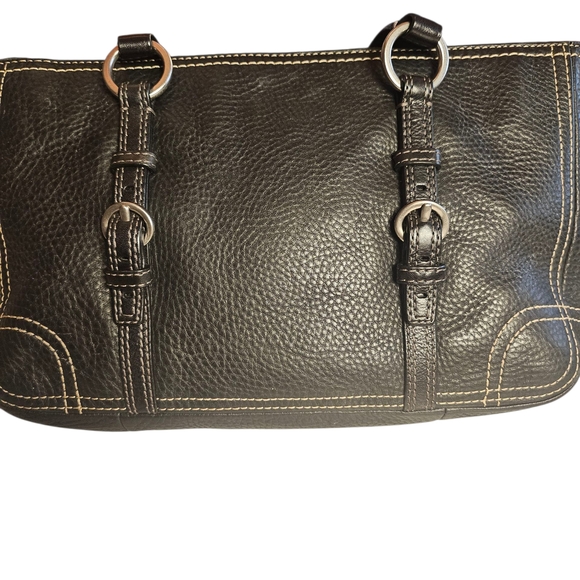 Coach Elegant Black Leather Women's Bag